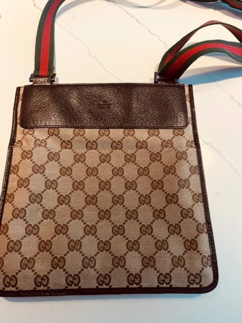 Vintage Gucci GG Crossbody Bag
